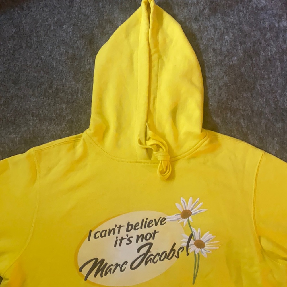 Yellow Marc jacobs hoodie
